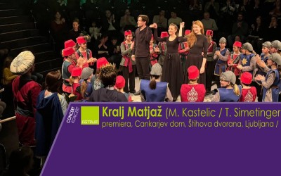 Prva izvedba: KRALJ MATJAŽ by Kastelic & Simetinger
