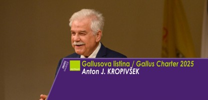NAGRADA : Gallusova listina za leto 2025 - ANTON J. KROPIVŠEK