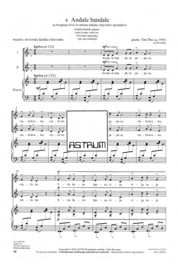 DVOGLASNE IZŠTEVANKE - I. zvezek