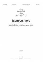 Mamica moja - glas+klavir