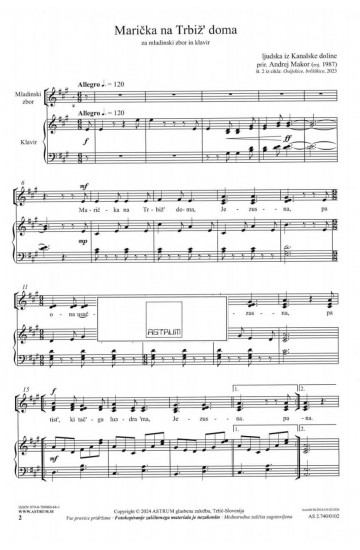 Marička na Trbiž' doma