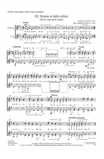 MILE MI MOJE TEN DOMA - SSAA