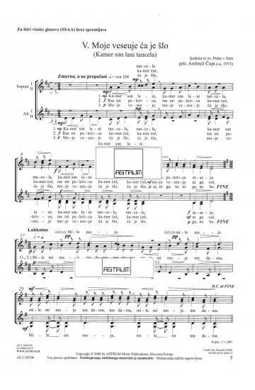 MILE MI MOJE TEN DOMA - SSAA