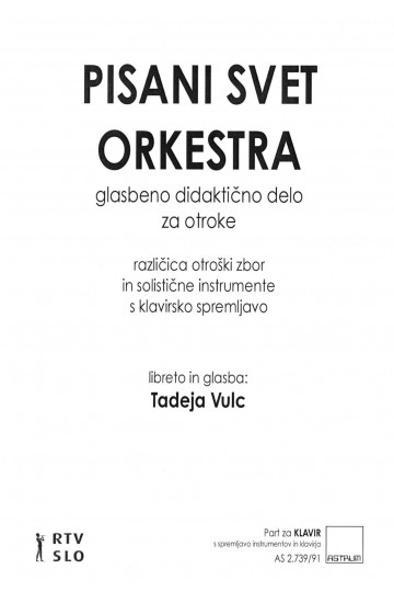 PISANI SVET ORKESTRA (Klavir)