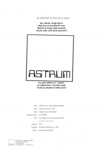 PISANI SVET ORKESTRA (Libreto)