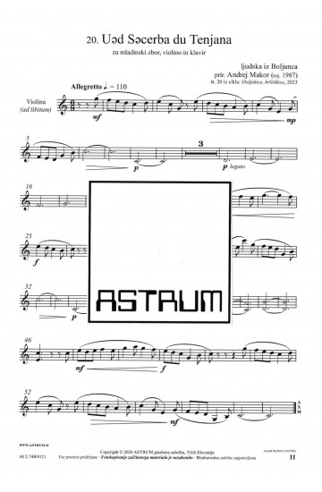 OSÖJSKICE, BRLÖŠKICE (Violina (solo))