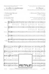 … tu albo to pujütranjo / At Dawn ... - TTBB