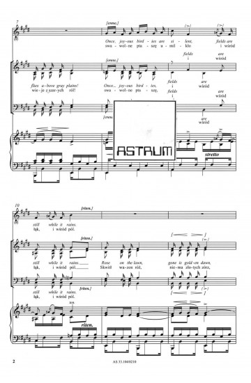 Regret / Żal (SATB)