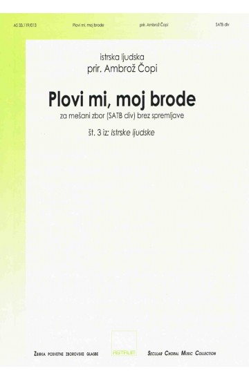 Plovi mi, moj brode - SATBdiv