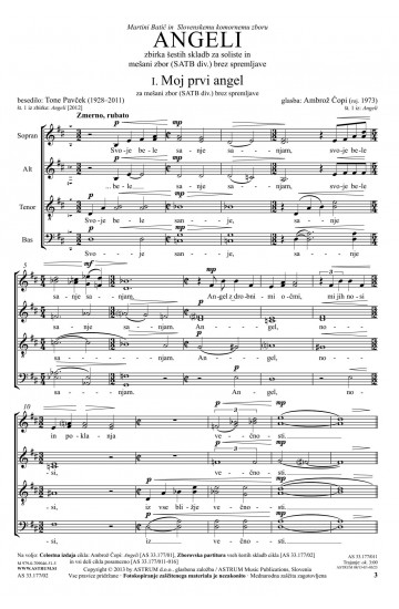 ANGELI (Zborovska partitura) 2013
