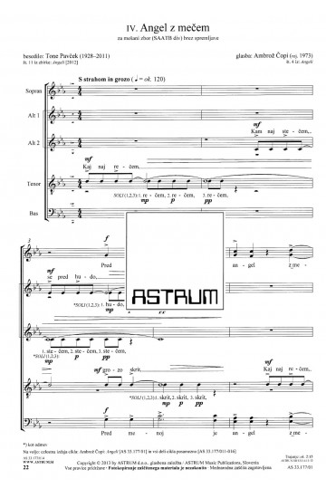 ANGELI (Zborovska partitura) 2013