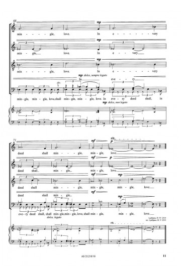 Serenade (SATBdiv+triangel)