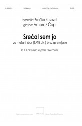 Srečal sem jo - SATBdiv