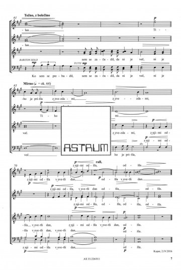 Srečal sem jo - SATBdiv