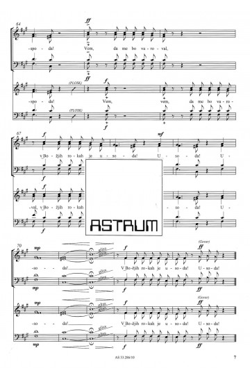 Pa ne pojdem prek poljan - SATB