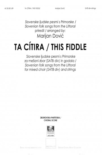 TA CITIRA (Zborovska partitura)