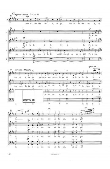 TA CITIRA (Zborovska partitura)