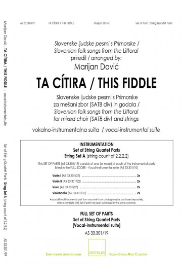 TA CITIRA (Komplet partov za godala - godalni kvartet)