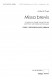 MISSA BREVIS (2008) - SAdiv (Klavir) - RAZLIČICA ZA KLAVIR / TOLKALA (FLAVTO)