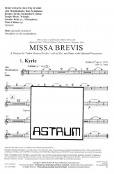 MISSA BREVIS (2008) - SAdiv (Partitura za tolkala (Flavto)) - RAZLIČICA ZA KLAVIR / TOLKALA (FLAVTO)