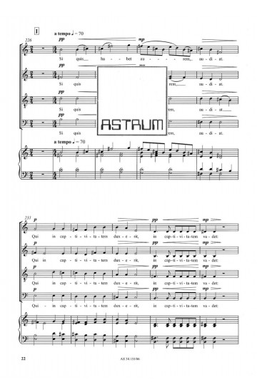 IN MEMORIAM [V spomin] - Klavirski izvleček