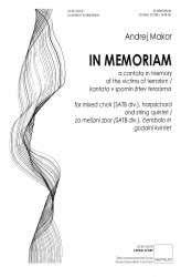 IN MEMORIAM [V spomin] - Zborovska partitura