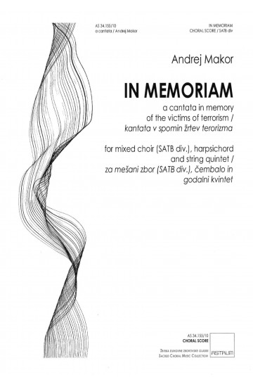 IN MEMORIAM [V spomin] - Zborovska partitura