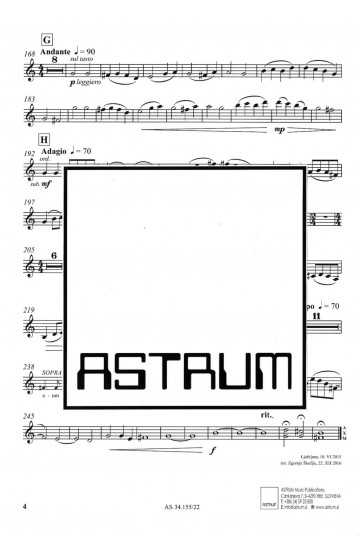 IN MEMORIAM [V spomin] - Violina II