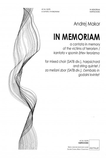 IN MEMORIAM [V spomin] - Čembalo