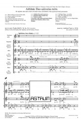 Jubilate Deo universa terra (SATBdiv) sopran solo, zbor SATBdiv, body percussion ad lib.