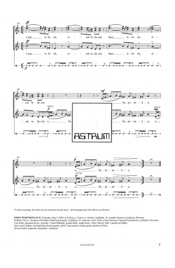 O virtus Sapientiae (SSA, srednjeveški boben ad libitum)