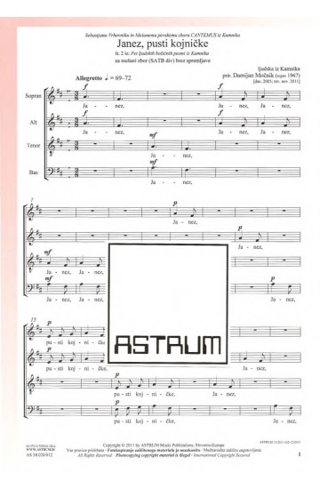 Janez, pusti kojničke - SATBdiv