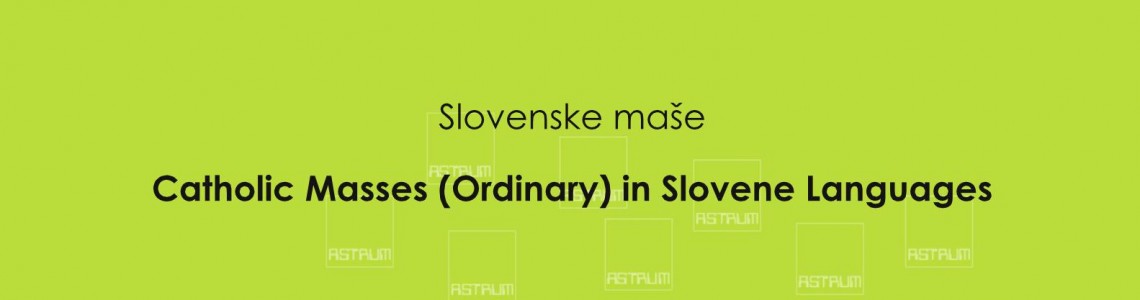 Slovenske maše [SM]